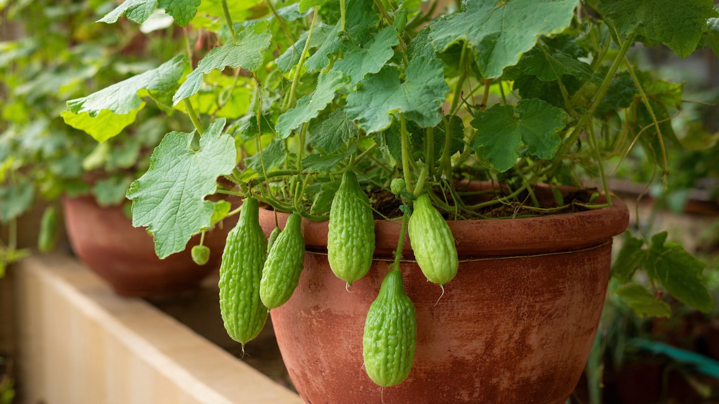 A Complete Guide to Successfully Growing Hybrid Bitter Gourd in Pots for Urban Gardens
