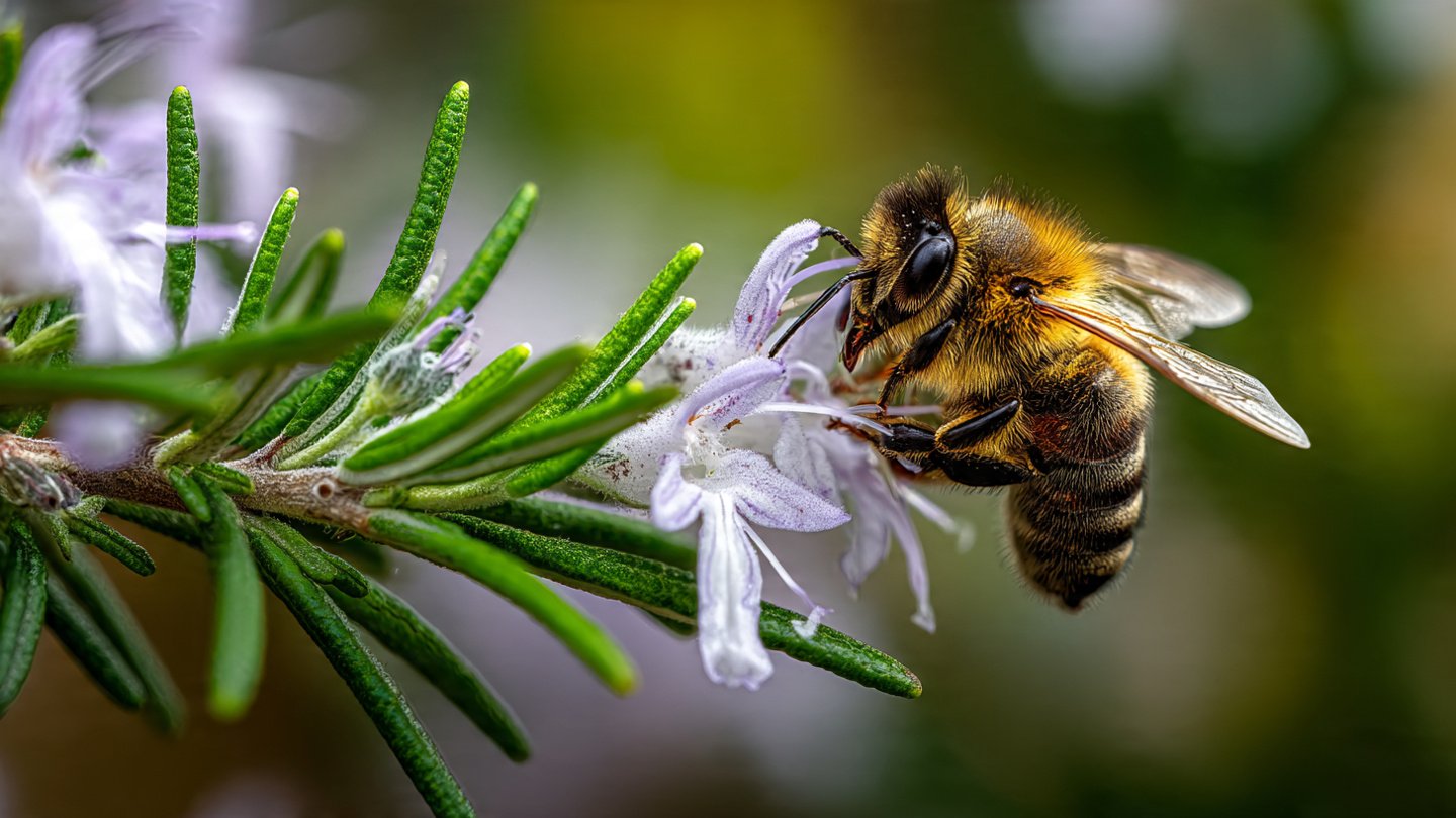 Fill Your Garden With Pollinators by Planting These Herbs Near Your Rosemary