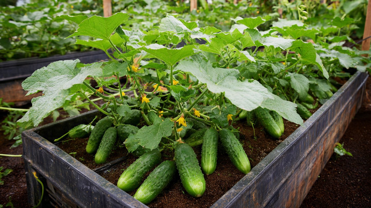 Grow Cucumbers in Plastic Tubs — No Garden Needed for a High-Yield Harvest!