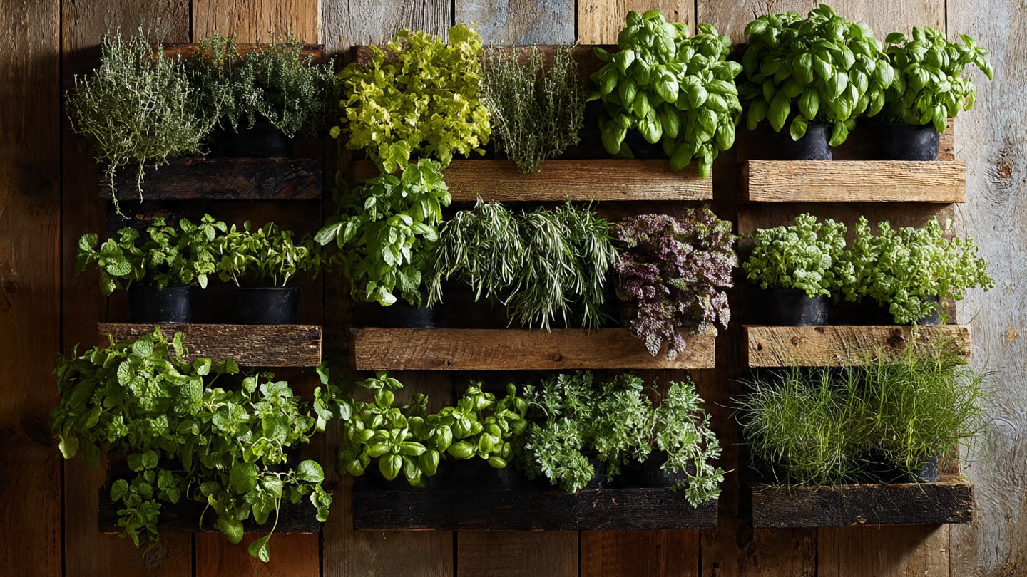 Grow Fresh Flavor Daily: How to Create a Vertical Herb Garden on a Sunny Kitchen Door