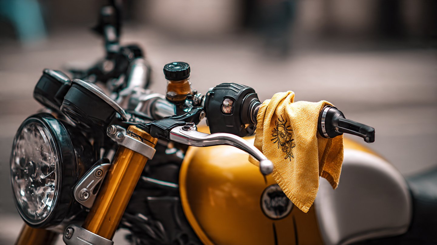 Here’s What a Yellow Rag on a Motorbike’s Handlebar Really Means