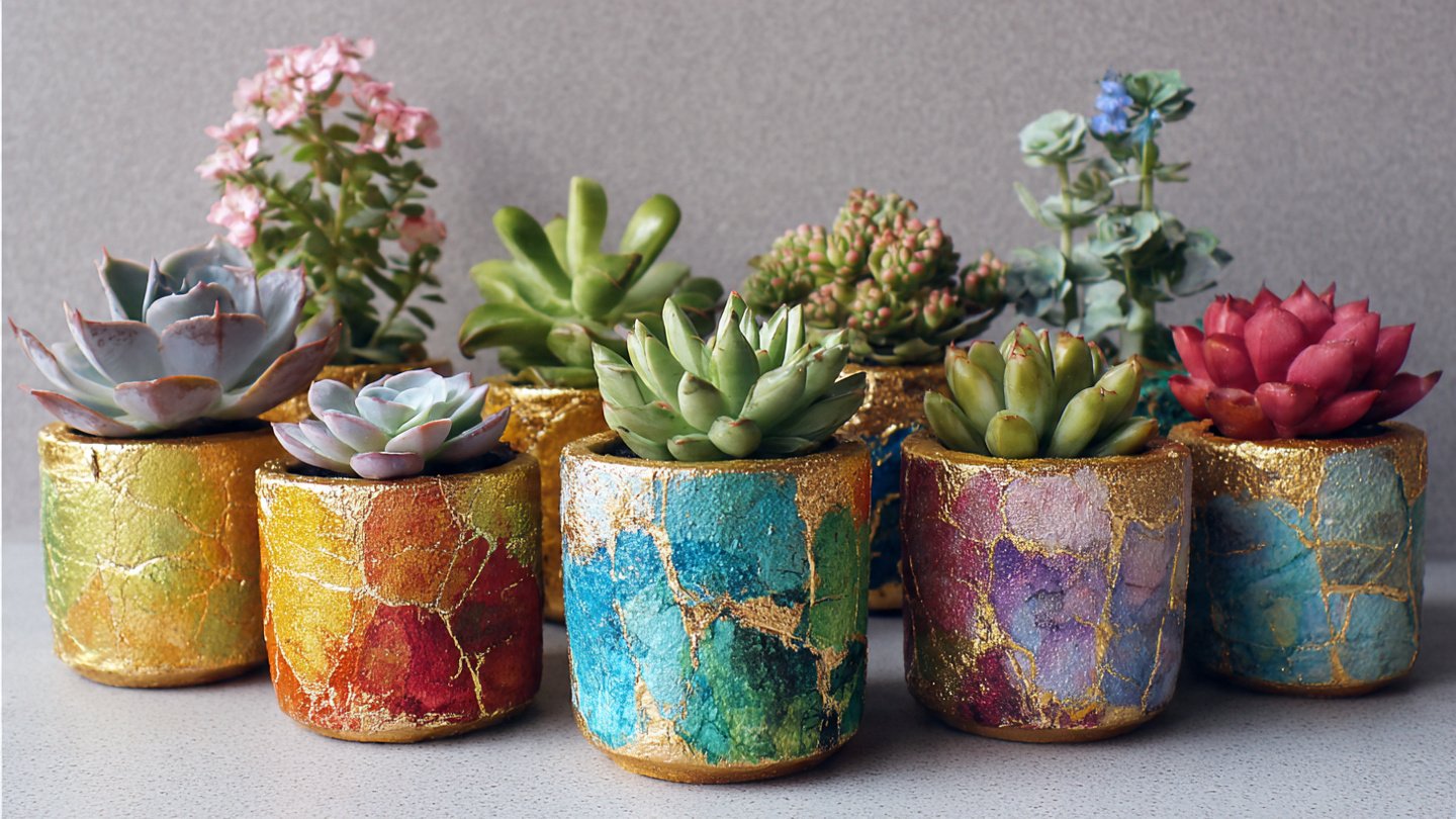 How Can You Transform Old Plastic Pots into Luxurious Stonelook Beauties?