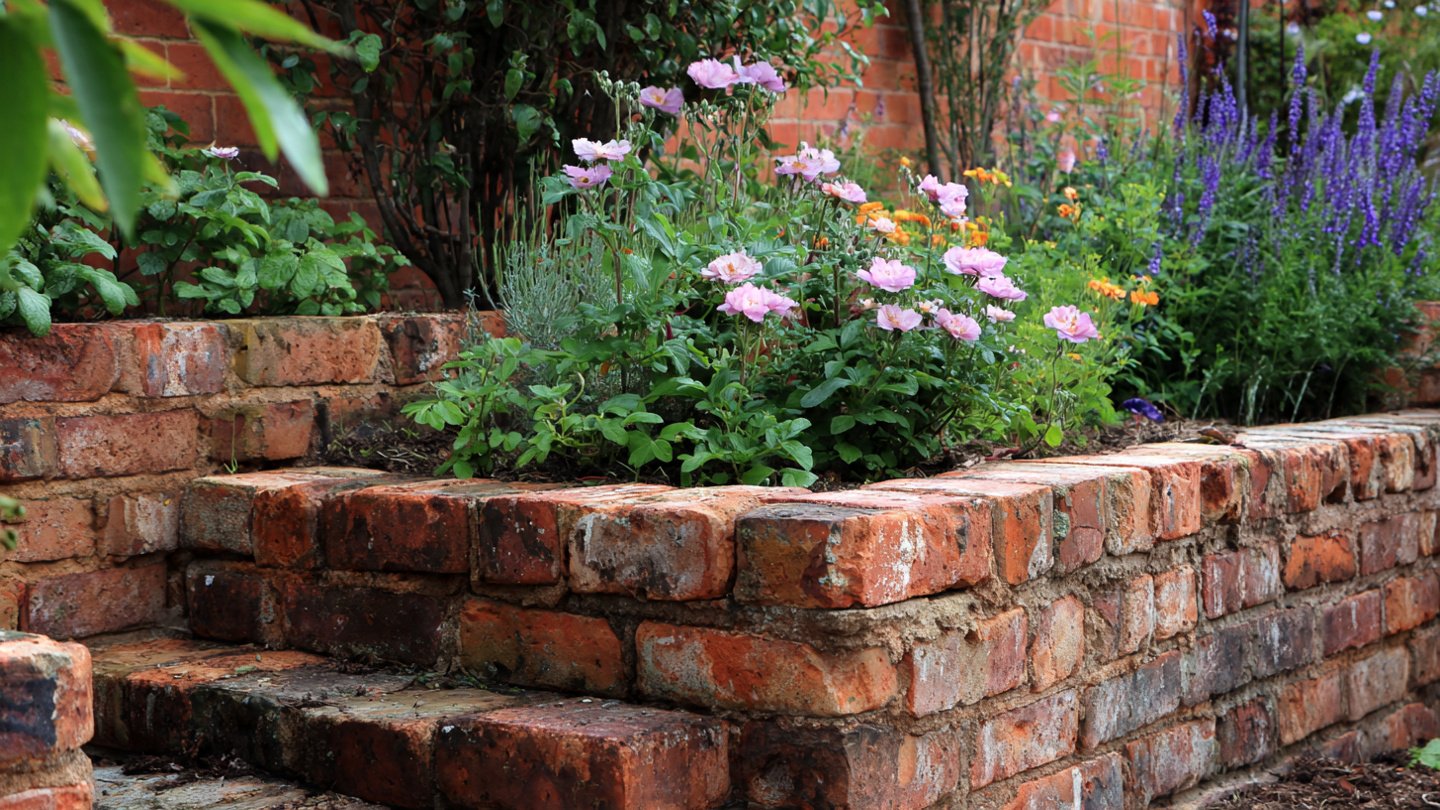 How Can You Transform Your Garden with Recycled Bricks for a Stunning Border?