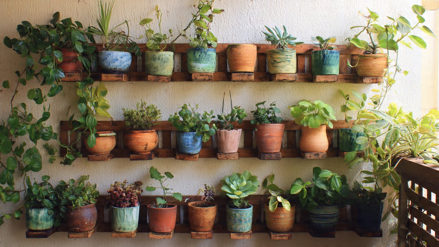 How Can You Use Command Hooks to Creatively Decorate Your Balcony with Plants Without Causing Damage?