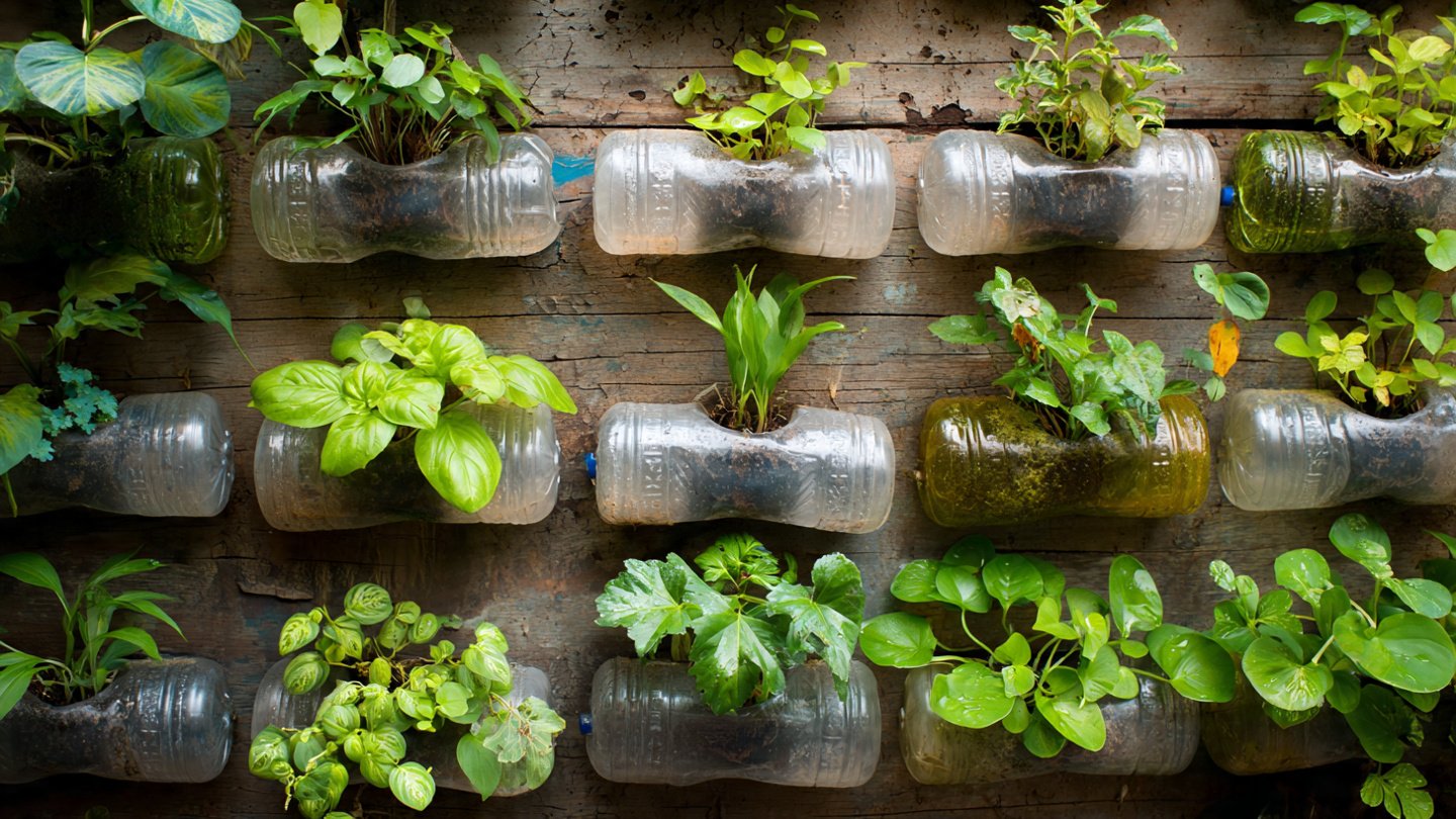 How to Create a Vertical Garden from Plastic Bottles: Easy DIY Guide for Sustainable Living