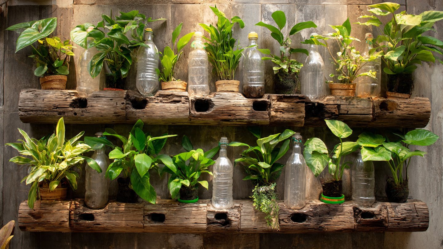 How to Create a Vertical Garden from Plastic Bottles: Easy DIY Guide for Sustainable Living