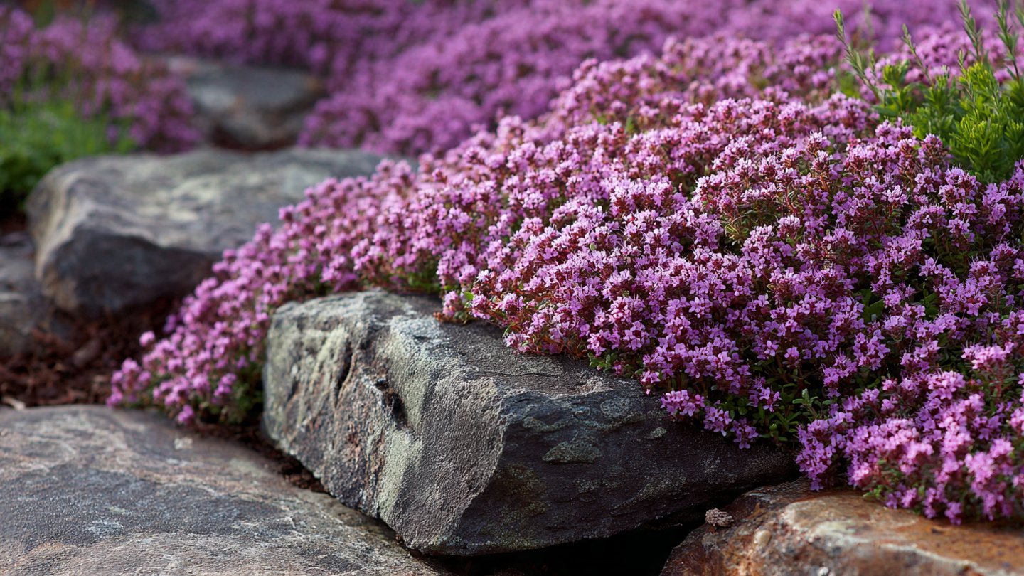 How to Grow the Easiest Ground Cover: Red Creeping Thyme