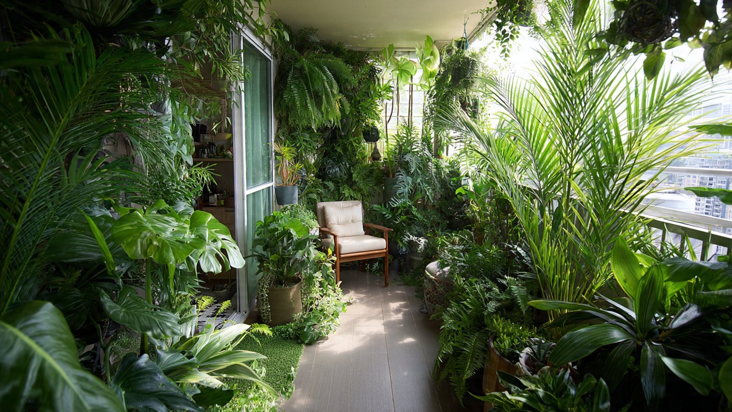 How to Turn Your Balcony into a Lush Jungle Retreat