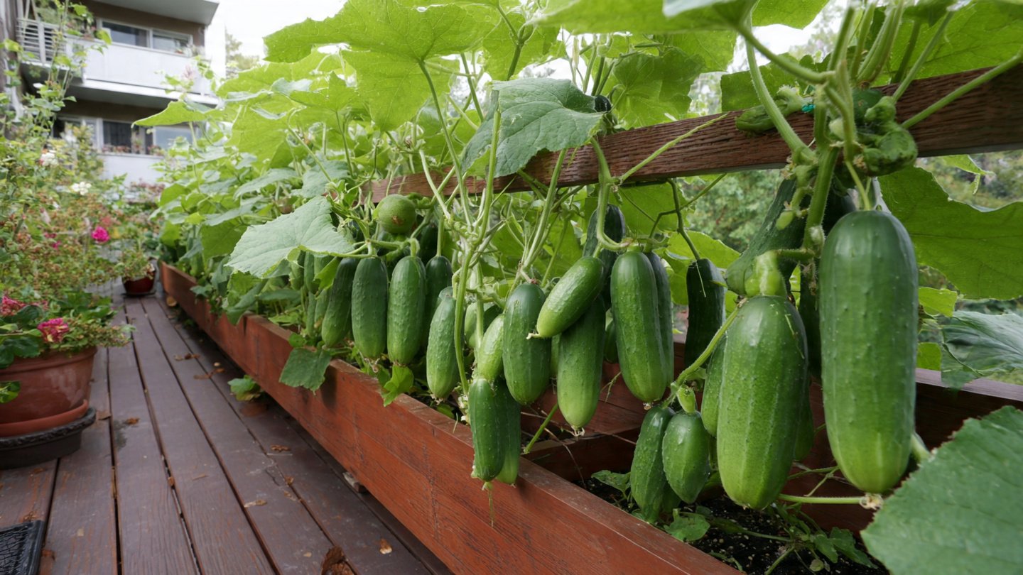 No Yard Needed! Bottle-Grown Cucumbers Can Fill Your Rooftop with Fresh Harvests