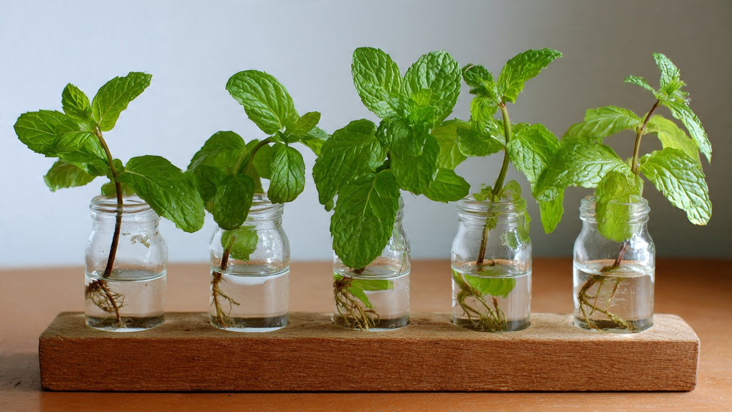 Simplest Method for Growing Fresh Mint From Cuttings at Home