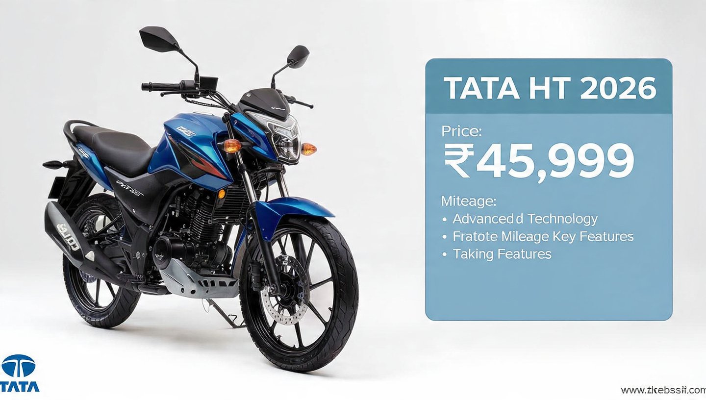 TATA New Bike HT 2026 Launched at ₹45,999: Full Specs, Mileage & Features