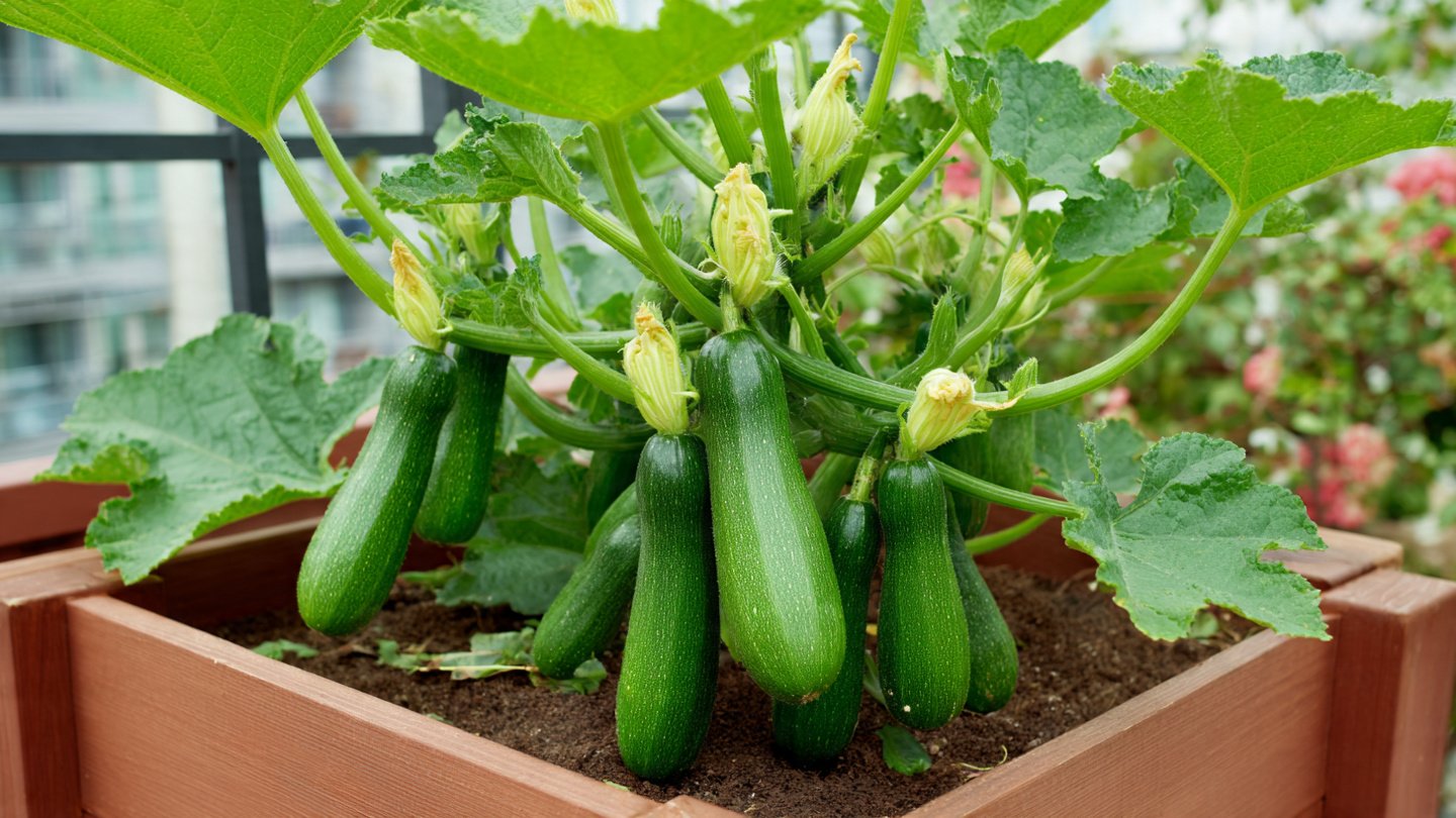 Terrace Miracle: How Growing Zucchini on Your Rooftop Can Produce Dozens of Healthy, High-Yield Fruits in Small Spaces