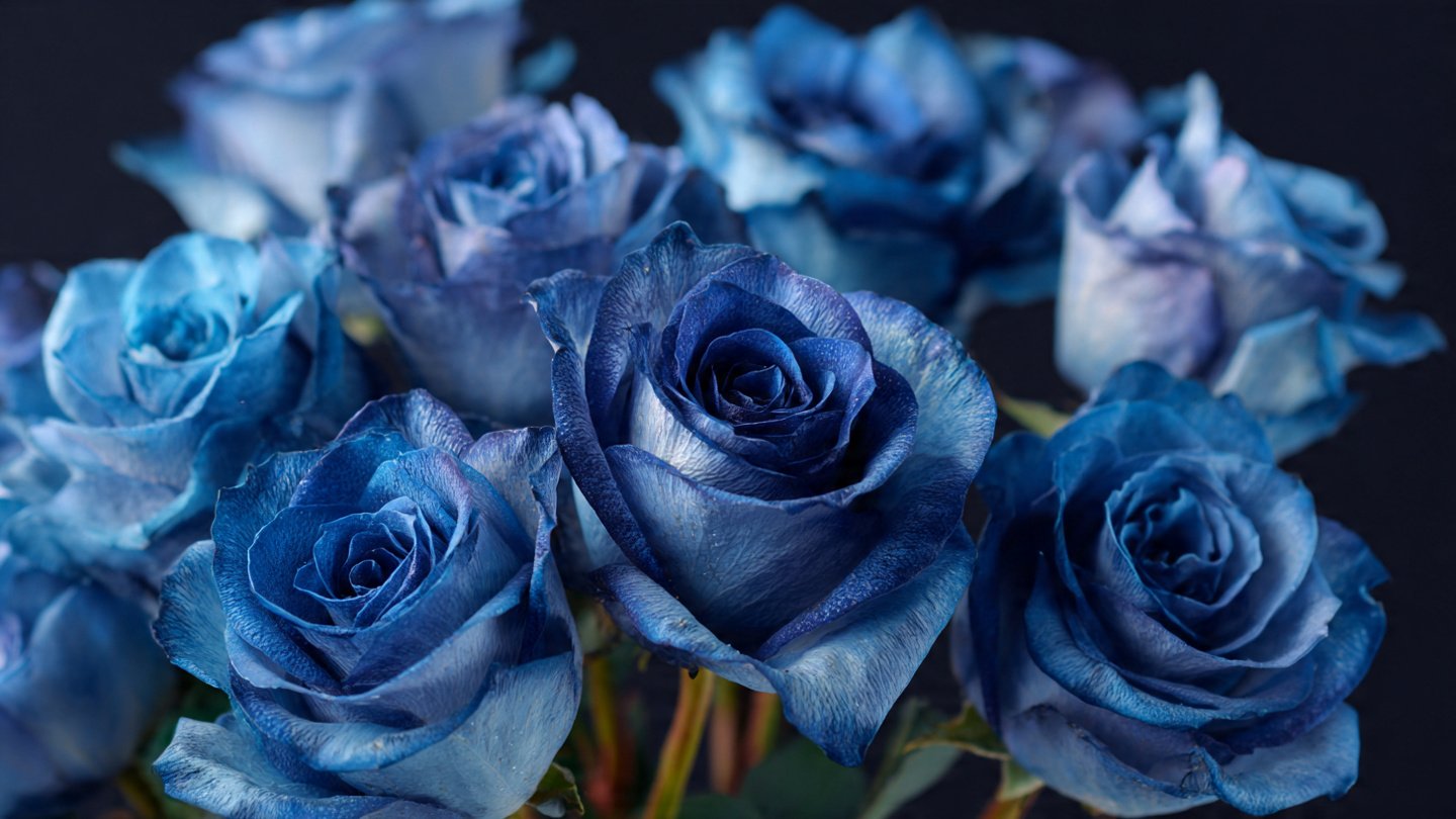What Secrets Lie Behind the Mystery of Blue Roses Sold in Stores?