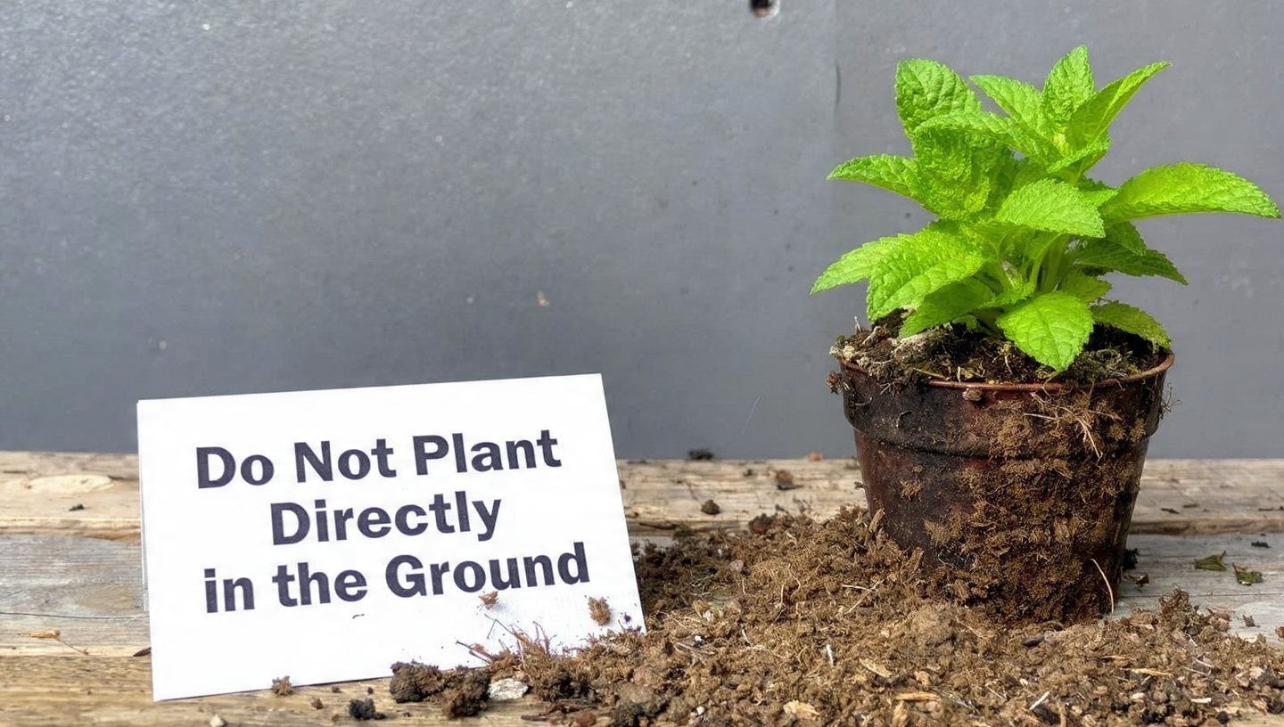 Why is it a Mistake to Plant Mint Directly in the Ground?