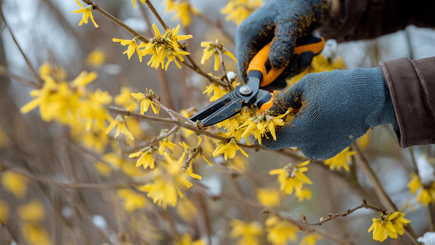 Why Winter Is the Best Time to Prune Forsythia—and How to Do It the Right Way